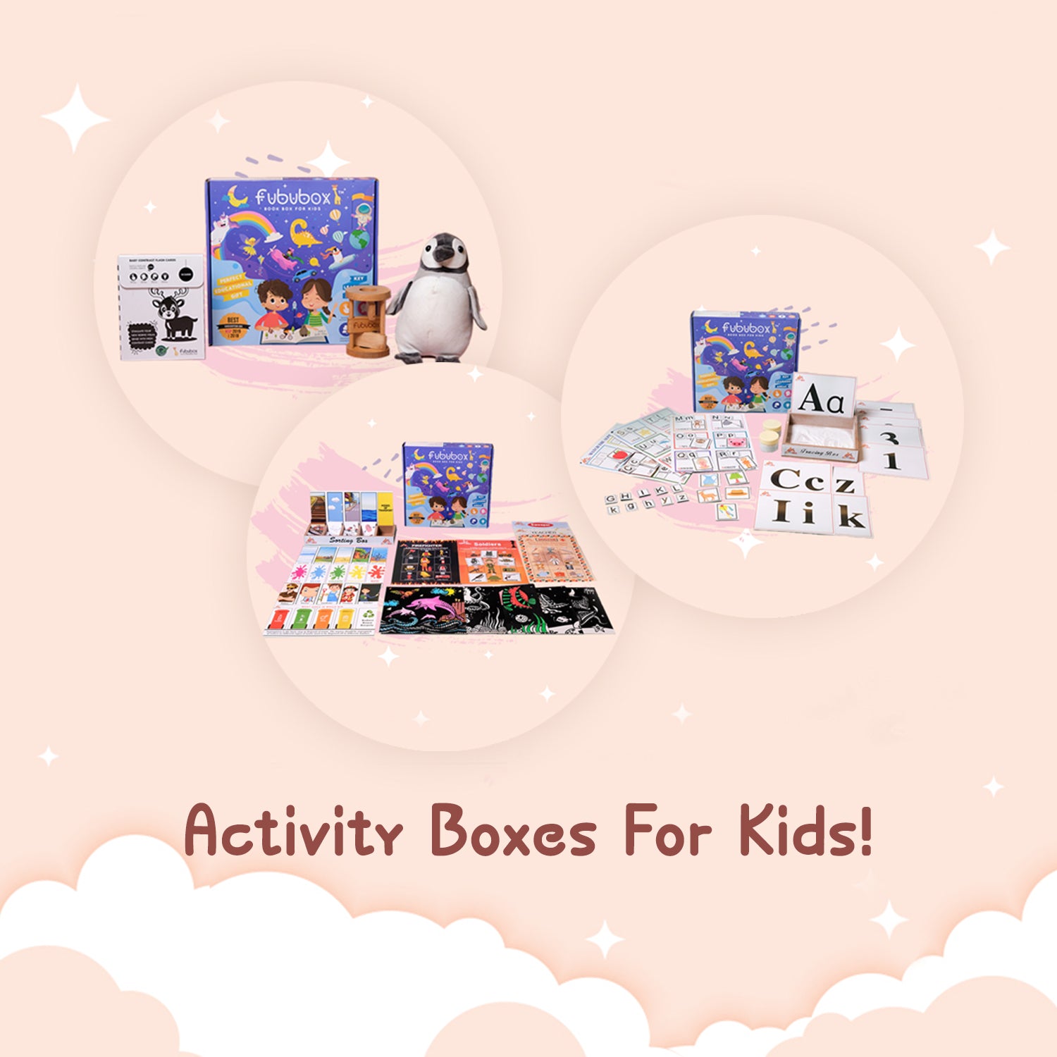 <br><br>ACTIVITY BOXES<br> <br>FOR 0-2 YEARS