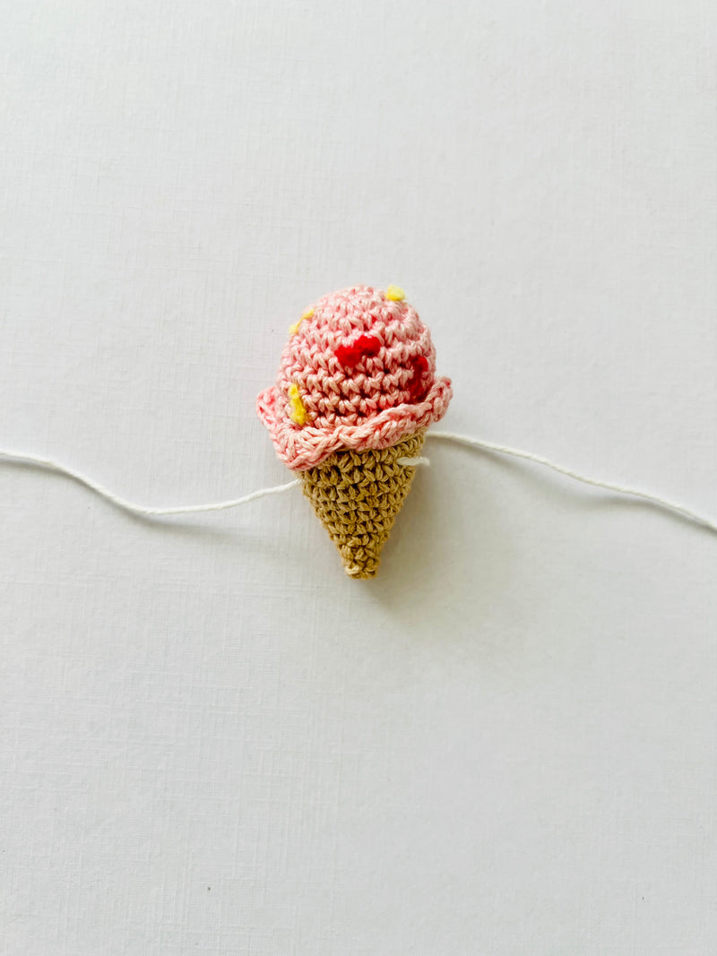 Sweet as an icecream Crochet Rakhi