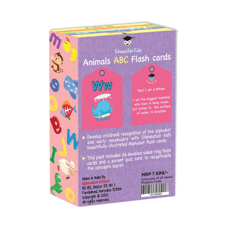 Alphabet Ring Flash Cards for kids