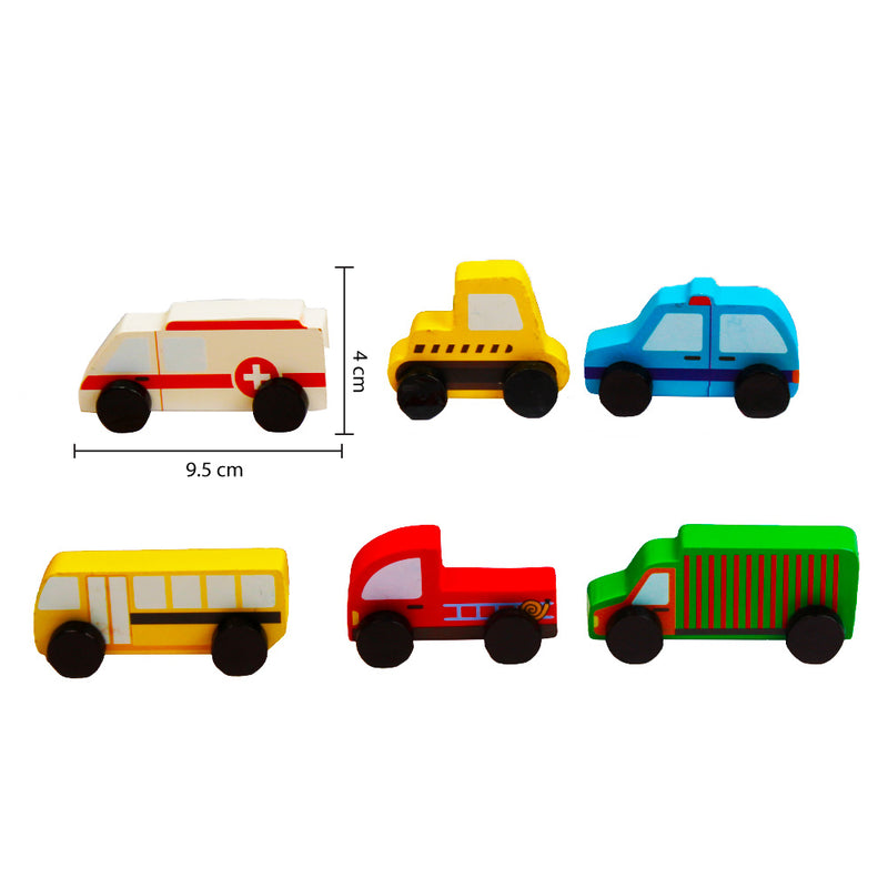 Little Jamun Community Vehicles- Set Of 6