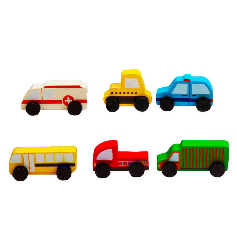 Little Jamun Community Vehicles & Buildings - Set Of 12 Pieces