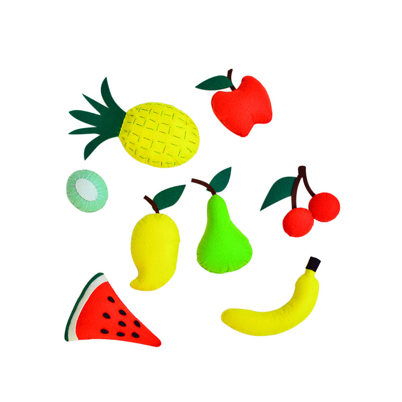 Assorted Fruits- Set Of 8