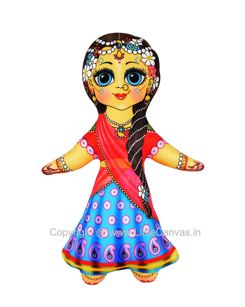 Lord Krishna and Goddess Radha Plush Dolls