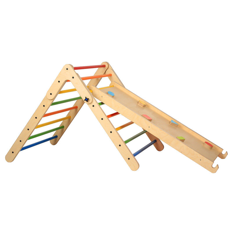 The Climbing/Pikler Triangle + Reversible Ramp