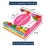 Fruits and Vegetables Flash cards for kids