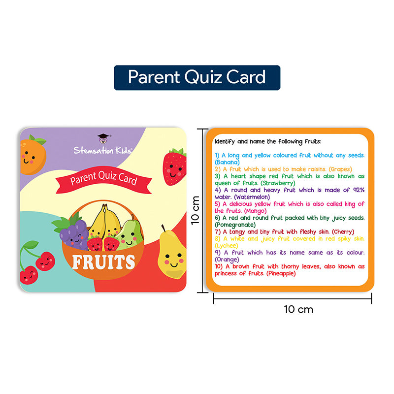 Fruits and Vegetables Flash cards for kids