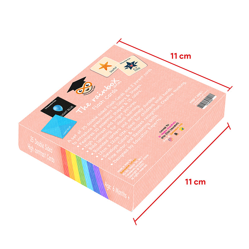 Shapes and Colours Flash Cards