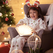 Organic Christmas Snuggle Kids Pajama Set