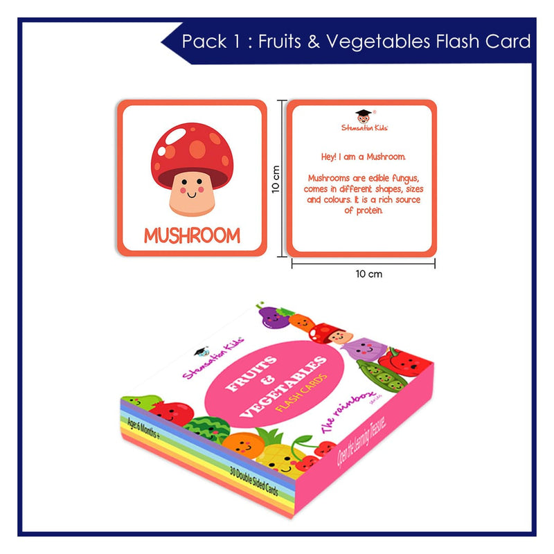 Jumbo pack of Flash cards and jigsaw puzzle (Pack of 4)